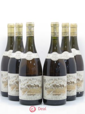 Vouvray Clos du Bourg 1ere trie Huet (Domaine)  1995 - Lot of 6 Bottles