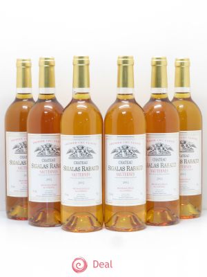 Château Sigalas Rabaud 1er Grand Cru Classé  2002 - Lot of 6 Bottles