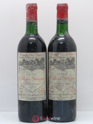 Château Calon Ségur 3ème Grand Cru Classé  1988 - Lot of 2 Bottles