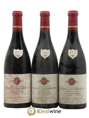 Gevrey-Chambertin 1er Cru Les Cazetiers Remoissenet Père et Fils  2012 - Lot of 3 Bottles