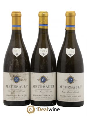 Meursault Cuvée Maurice Chevalier Domaine Remoissenet 2015 - Lot de 3 Bouteilles