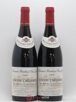 Volnay 1er cru Caillerets - Ancienne Cuvée Carnot Bouchard Père & Fils  2005 - Lot de 2 Bouteilles