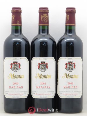 Madiran Château Montus Alain Brumont (no reserve) 2003 - Lot of 3 Bottles