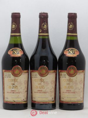 Arbois Cuvée des 80 ans Henri Maire 1990 - Lot of 3 Bottles