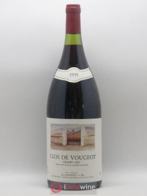 Clos de Vougeot Grand Cru Domaine Jean Raphet 1991 - Lot de 1 Magnum