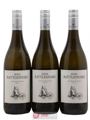Afrique du Sud Stennberg Vineyards H.M.S Rattlesnake The Battle Of Muizemberg Sauvignon Blanc 2011 - Lot of 3 Bottles