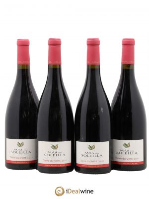 Vin de France Côteaux de Narbonne Terre du Vent Mas du Soleilla 2011 - Lot de 4 Bouteilles