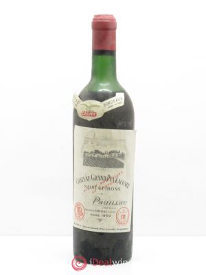 Château Grand Puy Lacoste 5ème Grand Cru Classé  1959 - Lot of 1 Bottle