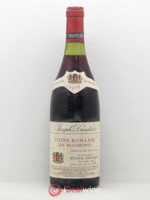Vosne-Romanée 1er Cru Les Beaux Monts Joseph Drouhin 1978 - Lot of 1 Bottle
