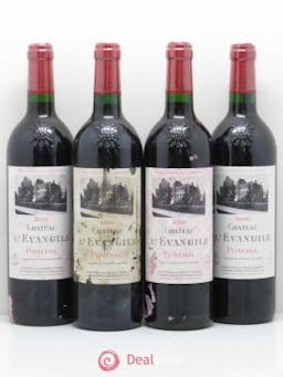 Château l'Évangile  2000 - Lot of 4 Bottles