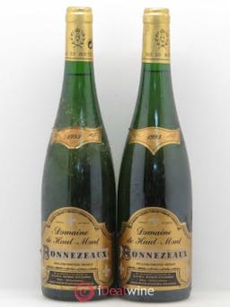 Bonnezeaux Domaine de Haut Mont 1993 - Lot of 2 Bottles