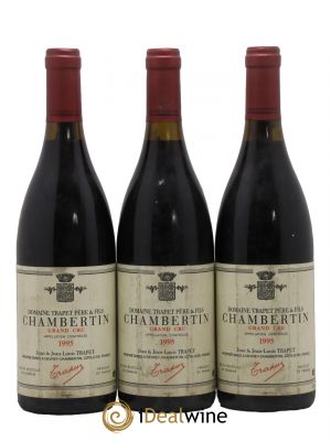 Chambertin Grand Cru Domaine Trapet 1995 - Lot de 3 Bottles