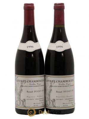 Gevrey-Chambertin Vieilles Vignes Dugat-Py  1996 - Lot of 2 Bottles