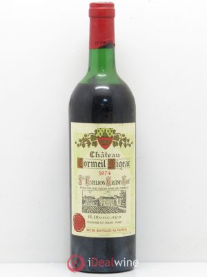 Château Cormeil Figeac  1974 - Lot of 1 Bottle