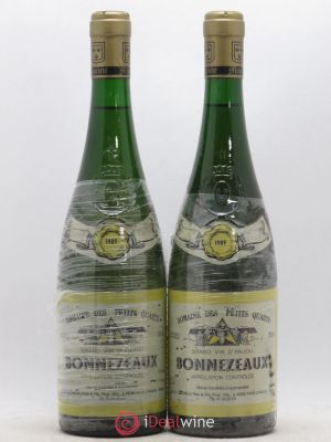 Bonnezeaux Domaine des Petits Quarts Godineau 1989 - Lot of 2 Bottles