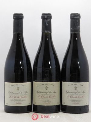 Châteauneuf-du-Pape Domaine Le Clos du Caillou Réserve Sylvie Vacheron  1998 - Lot of 3 Bottles