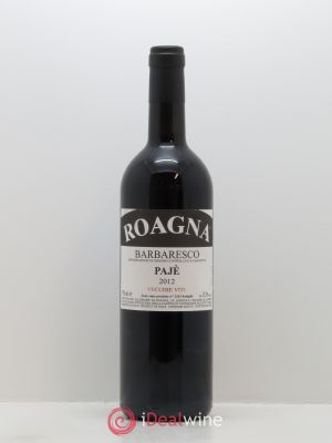 Barbaresco DOCG Pajé Vieilles vignes Roagna  2012 - Lot de 1 Bouteille