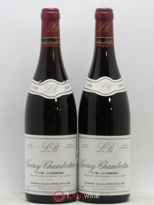 Gevrey-Chambertin 1er Cru La Perrière Lucien Boillot & Fils (Domaine)  2008 - Lot of 2 Bottles