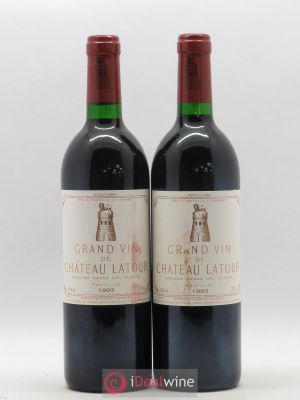 Château Latour 1er Grand Cru Classé  1993 - Lot of 2 Bottles
