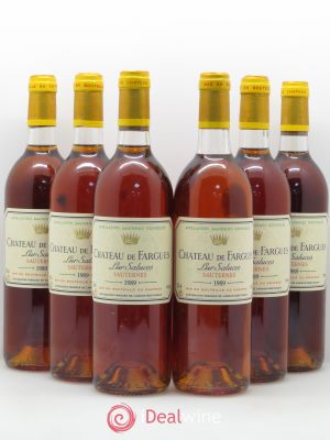 Château de Fargues  1989 - Lot of 6 Bottles