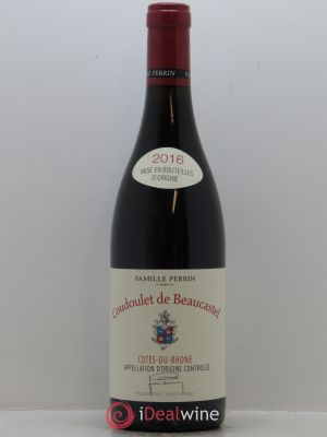Côtes du Rhône Coudoulet de Beaucastel Jean-Pierre et François Perrin  2016 - Lot de 1 Bouteille