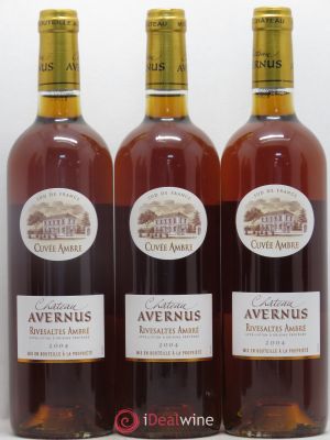 Rivesaltes Cuvée Ambre Château Avernus 2004 - Lot de 3 Bouteilles