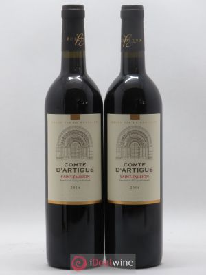 Saint-Émilion Comte d'Artigue (no reserve) 2014 - Lot of 2 Bottles