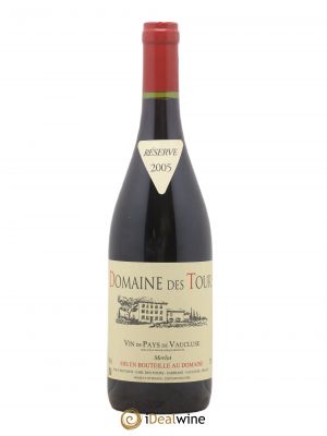 IGP Pays du Vaucluse (Vin de Pays du Vaucluse) Domaine des Tours Merlot E.Reynaud  2005 - Lot of 1 Bottle