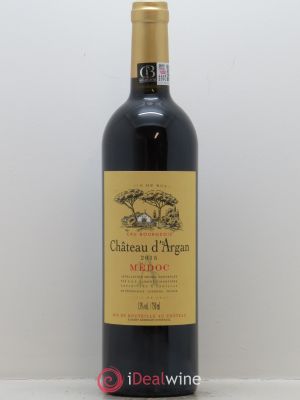 Château d'Argan Cru Bourgeois  2015 - Lot of 1 Bottle