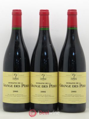 IGP Pays d'Hérault Grange des Pères Laurent Vaillé  2008 - Lot of 3 Bottles