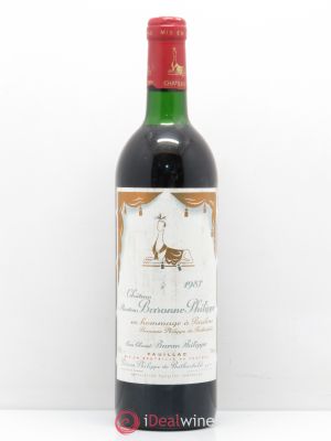 Château d'Armailhac - Mouton Baron(ne) Philippe 5ème Grand Cru Classé  1987 - Lot of 1 Bottle