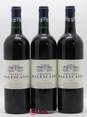 Château Malescasse Cru Bourgeois Exceptionnel  2006 - Lot of 3 Bottles
