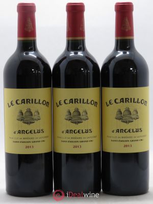 Le Carillon de l'Angélus Second vin  2013 - Lot of 3 Bottles