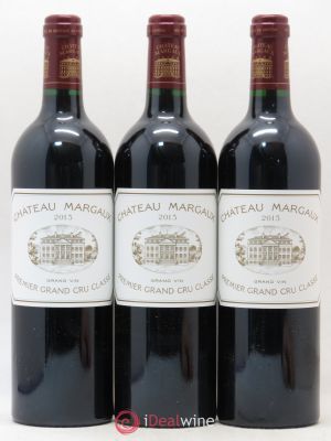 Château Margaux 1er Grand Cru Classé  2013 - Lot de 3 Bouteilles