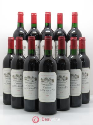 Château les Ormes de Pez  1990 - Lot of 12 Bottles