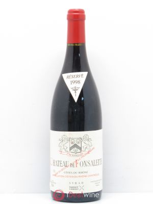 Côtes du Rhône Château de Fonsalette  1998 - Lot of 1 Bottle