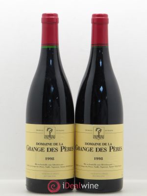 IGP Pays d'Hérault Grange des Pères Laurent Vaillé  1998 - Lot of 2 Bottles