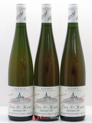 Riesling Clos Sainte-Hune Vendanges Tardives Trimbach (Domaine) Hors Choix 1989 - Lot of 3 Bottles