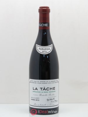 La Tâche Grand Cru Domaine de la Romanée-Conti  2013 - Lot of 1 Bottle