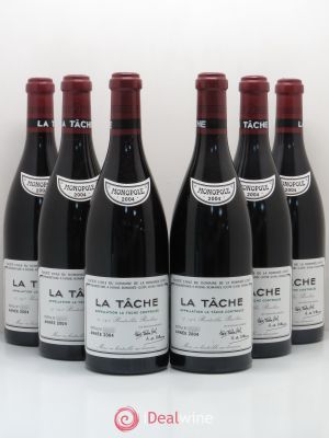 La Tâche Grand Cru Domaine de la Romanée-Conti  2004 - Lot of 6 Bottles