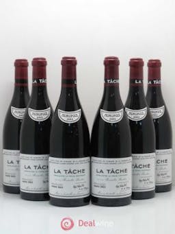La Tâche Grand Cru Domaine de la Romanée-Conti  2003 - Lot of 6 Bottles
