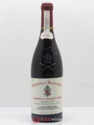 Châteauneuf-du-Pape Château de Château de Beaucastel Hommage à Jacques Perrin Jean-Pierre et François Perrin  1990 - Lot of 1 Bottle