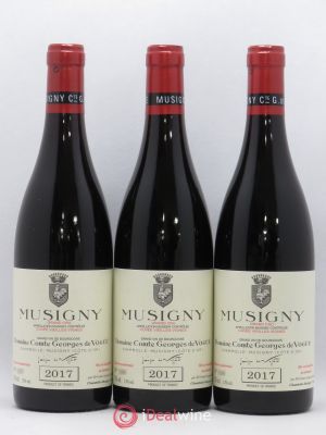 Musigny Grand Cru Cuvée Vieilles Vignes Domaine Comte Georges de Vogüé  2017 - Lot of 3 Bottles