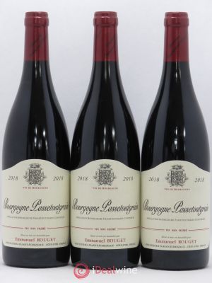 Bourgogne Passetoutgrain Emmanuel Rouget (Domaine)  2018 - Lot of 3 Bottles