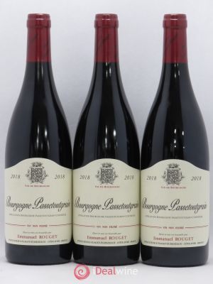 Bourgogne Passetoutgrain Emmanuel Rouget (Domaine)  2018 - Lot of 3 Bottles