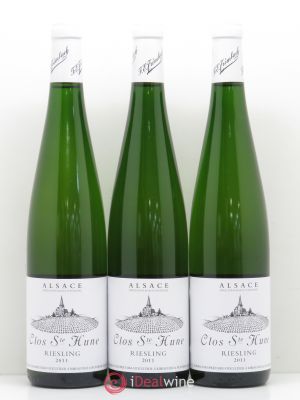 Riesling Clos Sainte-Hune Trimbach (Domaine)  2011 - Lot of 3 Bottles
