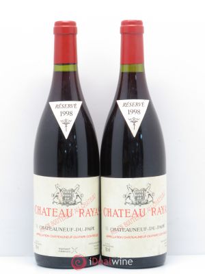 Châteauneuf-du-Pape Château Rayas Reynaud  1998 - Lot of 2 Bottles