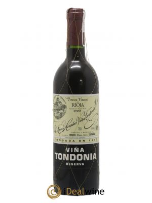 Rioja DOCa Reserva Vina Tondonia R. Lopez de Heredia  2001 - Lot de 1 Bouteille
