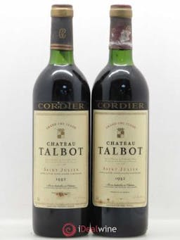 Château Talbot 4ème Grand Cru Classé  1982 - Lot of 2 Bottles