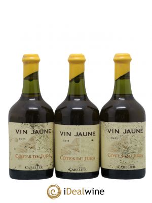Côtes du Jura Vin Jaune Marcel Cabelier 2011 - Lot de 3 Bouteilles